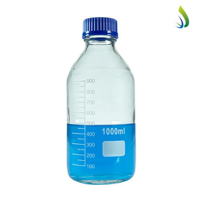 OEM ODM 1000 мл реагента СМИ стеклянные лабораторные бутылки с голубой винтовой крышкой