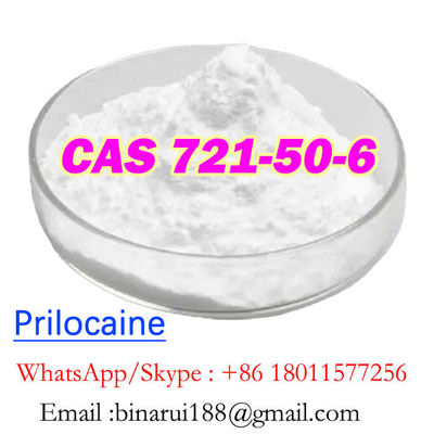 CAS 721-50-6 Прилокаин C13H20N2O Фармацевтическое сырье Цитанест белый порошок
