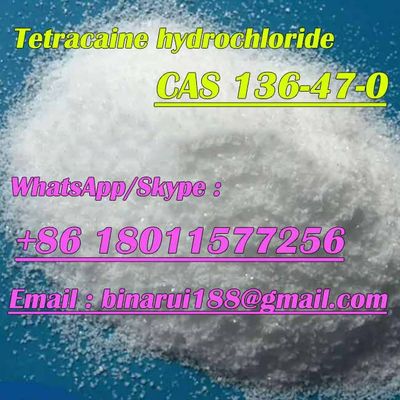 Тетракаин гидрохлорид CAS 136-47-0 Тетракаин HCl Китайский поставщик
