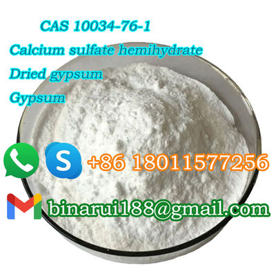 CAS 10034-76-1 Кальциевый сульфат Гемигидрат Химические вещества сырье Белый цвет